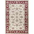 thumbnail image 1 of HomeRoots  Polypropylene Ivory & Red Area Rug - 5 ft. 3 in. x 7 ft. 7 in., 1 of 1
