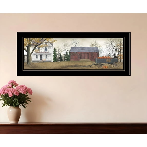 Pumpkins For Sale 3 Black Framed Print Wall Art