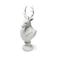 thumbnail image 1 of HomeRoots 392442 Resin Suited Deer Bust Decor Piece, White, 1 of 5