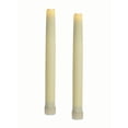 thumbnail image 1 of Set of Two Ivory Flameless Taper Candle, 1 of 5