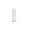 thumbnail image 1 of Set of Two White Flameless Pillar Candles, 1 of 4