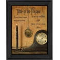 thumbnail image 1 of Time Is The Illusion Black Framed Print Wall Art, 1 of 3