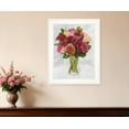 thumbnail image 1 of Vases With Flowers II 1 White Framed Print Wall Art, 1 of 3