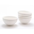 thumbnail image 1 of White Four Piece Porcelain Service For Four Bowl Set, 1 of 5
