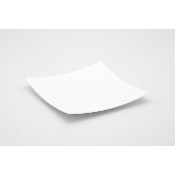 White Six Piece Square Bone China Service For Six Bread and Butter Set