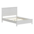 thumbnail image 1 of HomeRoots White Solid Wood Queen Bed Frame, 1 of 10