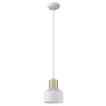 thumbnail image 1 of Ingo 1-Light White Pendant, 1 of 5