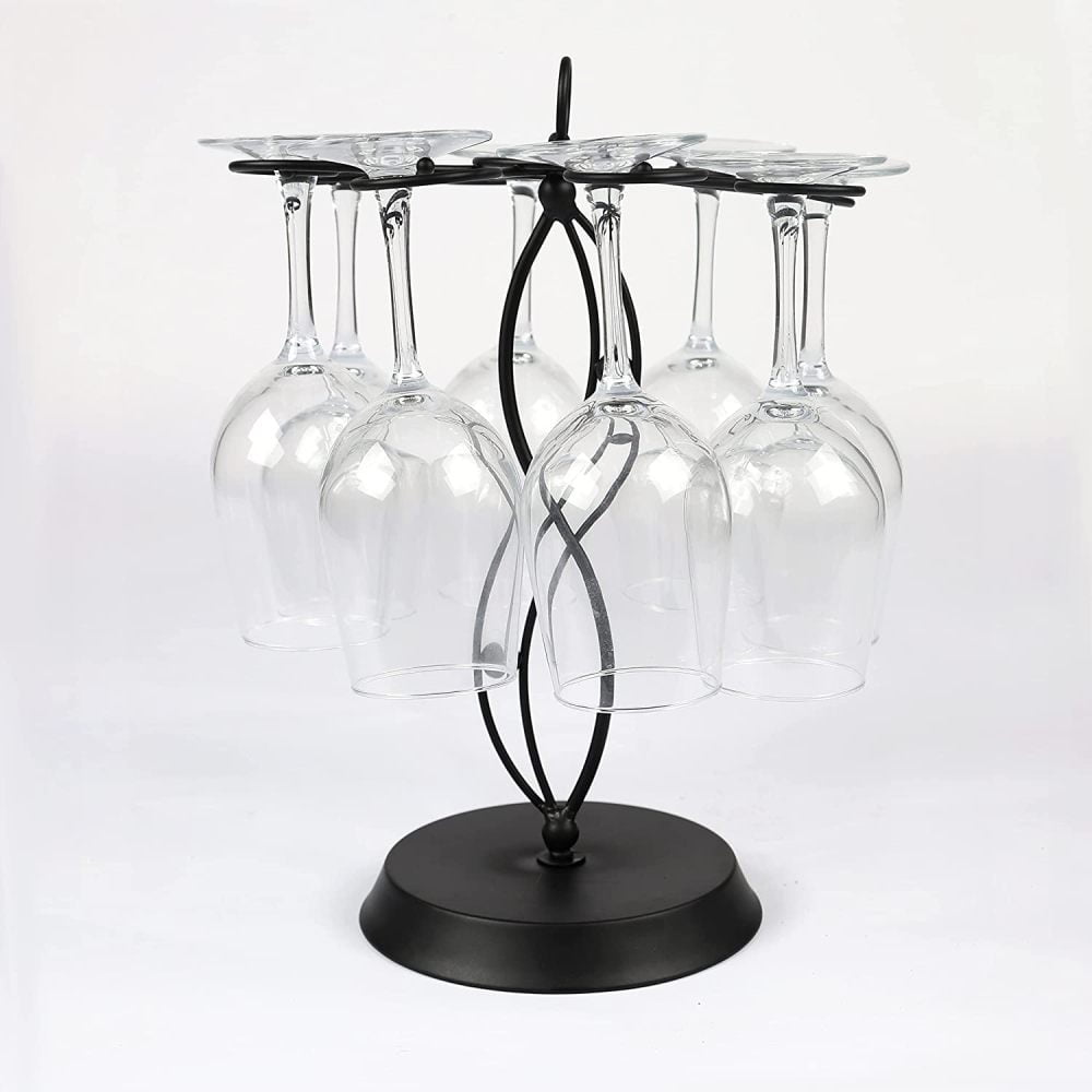 Freestanding best sale stemware rack