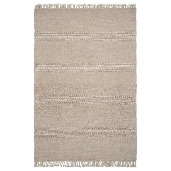 HomeRoots Wool Natural Area Rug - Natural - 7 ft. 9 in. x 9 ft. 9 in.