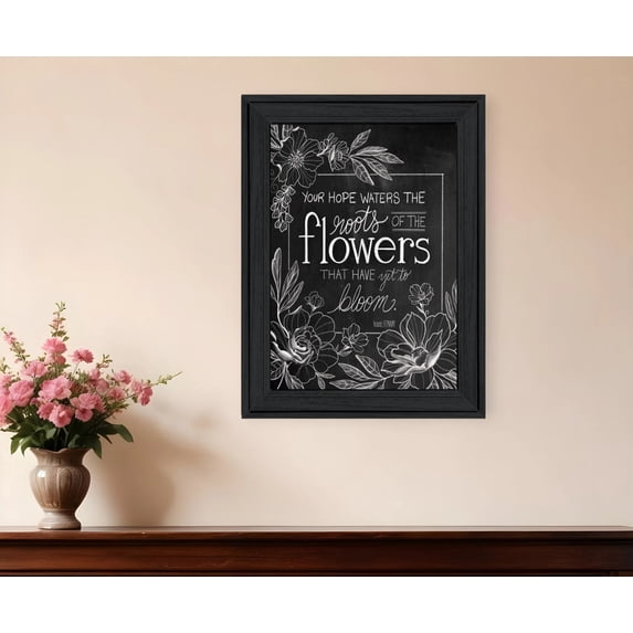 Yet To Bloom 4 Black Framed Print Wall Art