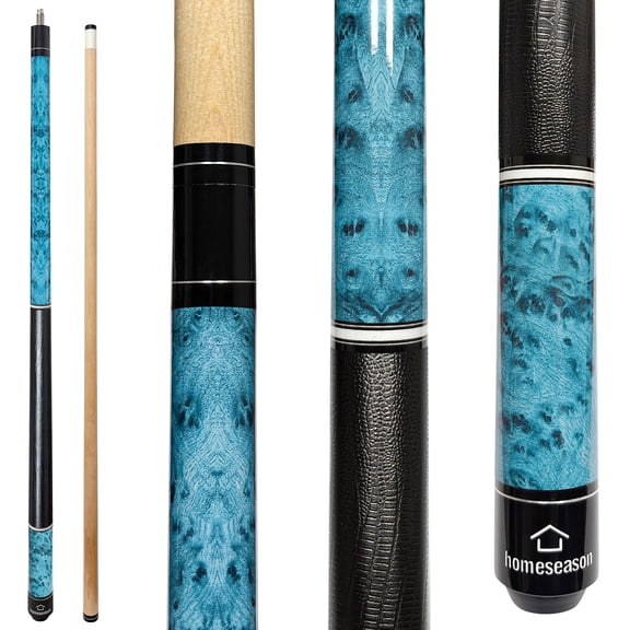 HomeSeason 58 inch Pool Cue Stick 19oz-13mm Tip Billiard Cue Sticks, Perfect for Precision Play, Low Deflection Pool Cue for Enhanced Accuracy