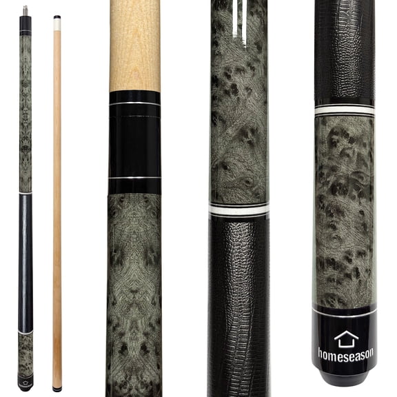 HomeSeason 58 inch Pool Cue Stick 21oz-13mm Tip Billiard Cue Sticks, Perfect for Precision Play, Low Deflection Pool Cue for Enhanced Accuracy