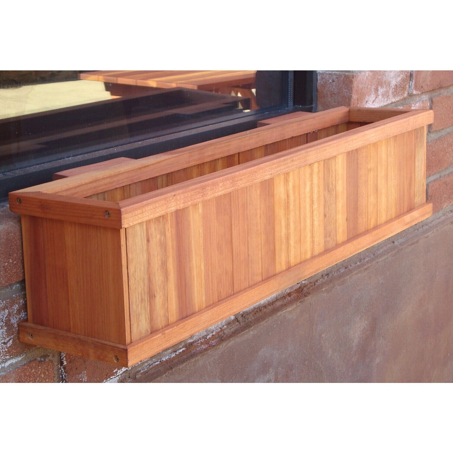 Window Box Planter 24 Inch - Outdoor Flower Box for Balcony Patio ...