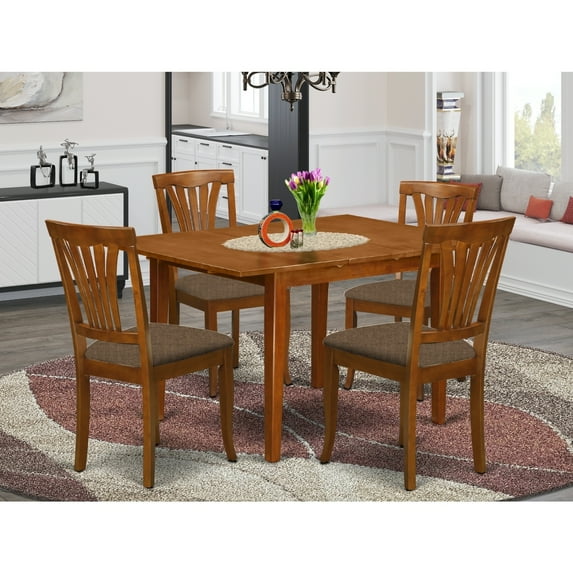 Kitchen Table Set 3 Piece Modern Dining Table with Chairs