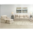 thumbnail image 1 of Living Room Furniture Set Sofa Chair Ottoman Washable Slipcover Pet Friendly Modern Design, 1 of 8