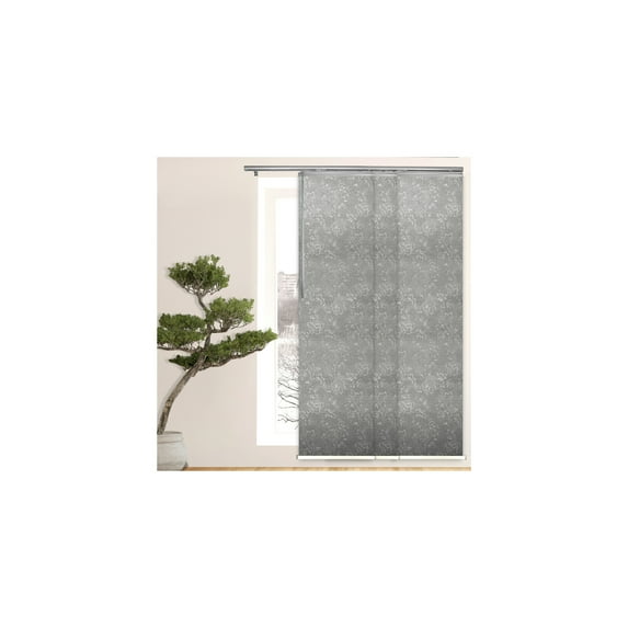 Steel Room Divider Panels with Adjustable Track - 3 Panel Blinds - 66"L x 94"H