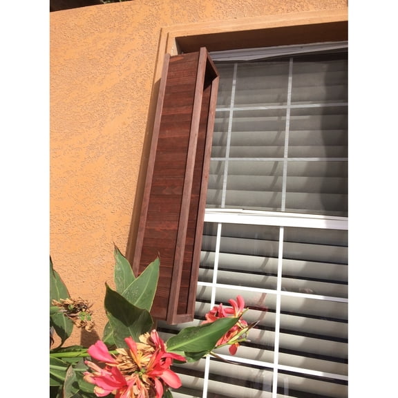 Outdoor Window Box Planter 36 Inch - Durable Flower Planter for Herbs, Flowers & More