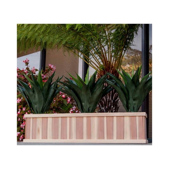 Window Box Planter 36 Inch - Outdoor Flower Planter - Patio Garden Decor - Durable Window Planter