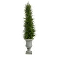 thumbnail image 1 of HomeStock 4.5Ft. Nordic Haven Artificial Tree In Decorative Urn Uv Resistant (Indoor/Outdoor), 1 of 4