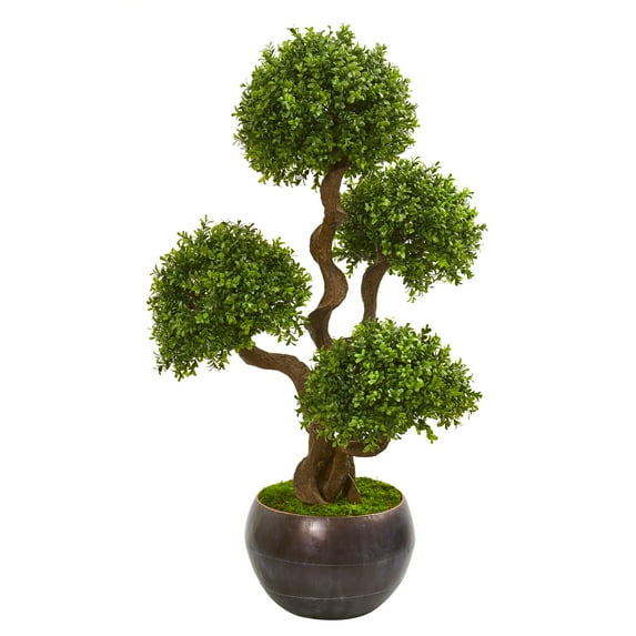 HomeStock 44In. Four Ball Neo-Classical Nostalgia Artificial Topiary Tree In Planter