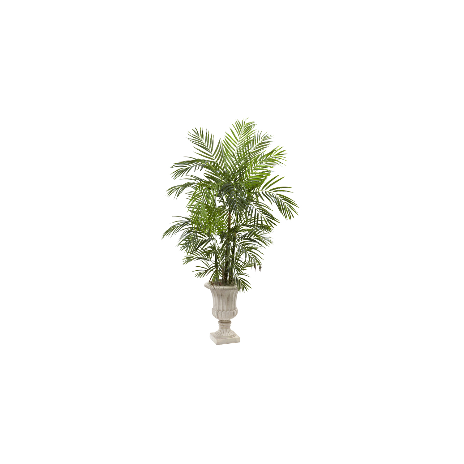 Palm Tree Renaissance HomeStock 6Ft. Renaissance Refinement Palm Artificial Tree In Urn Uv ...