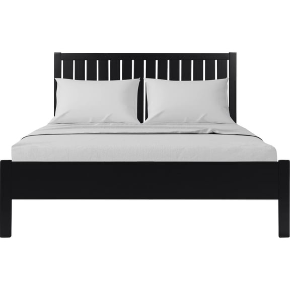 HomeStock African Adventure Wooden Platform Bed