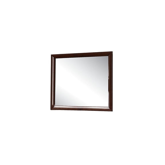 HomeStock African Artistry Mirror, Espresso