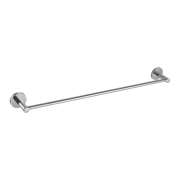 24 inch Bath Towel Bar, Solid Brass Towel Holder, Wall Mounted Towel Bar for Bathroom, Chrome Finish