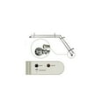 thumbnail image 1 of Corner Window Curtain Rod Double Rod Antique Style Adjustable 120-170" Satin Nickel, 1 of 2