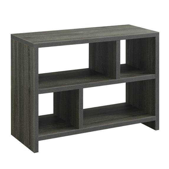 HomeStock Lakefront Luxury Bookcase - Spacious Tiers for Books and Collectible, Stylish Addition for Home or Office, Ideal for Displaying Books and Decor-Color:WEATHERED GRAY,Size:3 Tier Cube