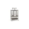 thumbnail image 1 of HomeStock Antique Stainless Steel Bird Cage with Classic Design, Durable Stainless Steel Construction, Spacious Interior-Size:31.5"L x 23.63"W x 61.25"H, 1 of 3