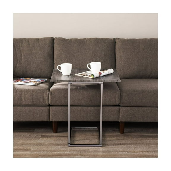 C-Table - Expandable Laptop Table - Slim Folding Side Table - Convertible Workspace - 12" x 18" - 25" High