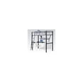 thumbnail image 1 of HomeStock Art Deco Dreams Loft Bed w/Desk, Silver & Black, 1 of 1