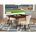 thumbnail image 1 of Rectangular Kitchen Dining Table Set with 2 Chairs - Modern Wood Table & Chair Set, 1 of 5