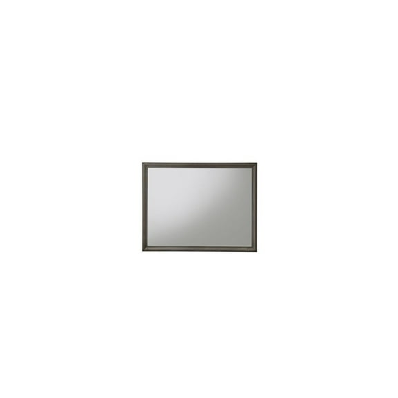 HomeStock Art Nouveau Allure Mirror, Gray