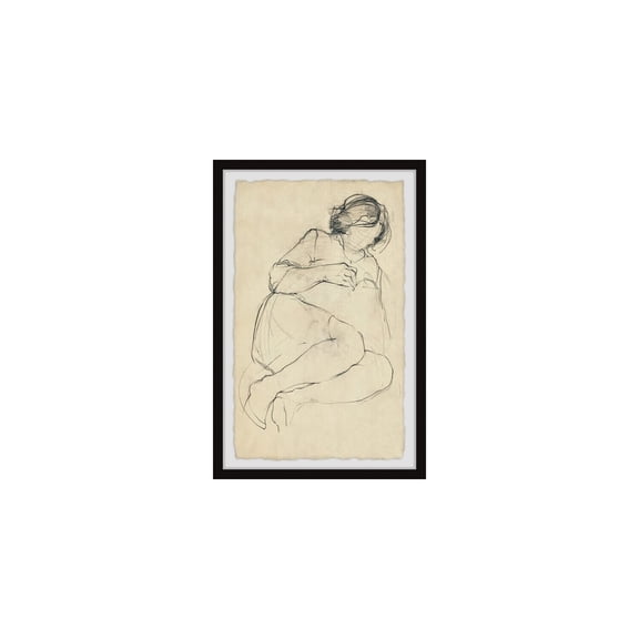 HomeStock Art Nouveau Allure Take Control Framed Painting Print, Wall Art, Canvas Print, Framed Prints, Wall Hanging Prints for Living Room - 8"L x 1.5"D x 12"H