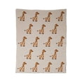 thumbnail image 1 of HomeStock Artisanal Abode Transitional Knitted 32" X 40" Throw Blanket, Small Throws for Couches, Cozy Knitted Blanket for Living Room Sofas, Giraffe Pattern-Color:Giraffe, 1 of 10