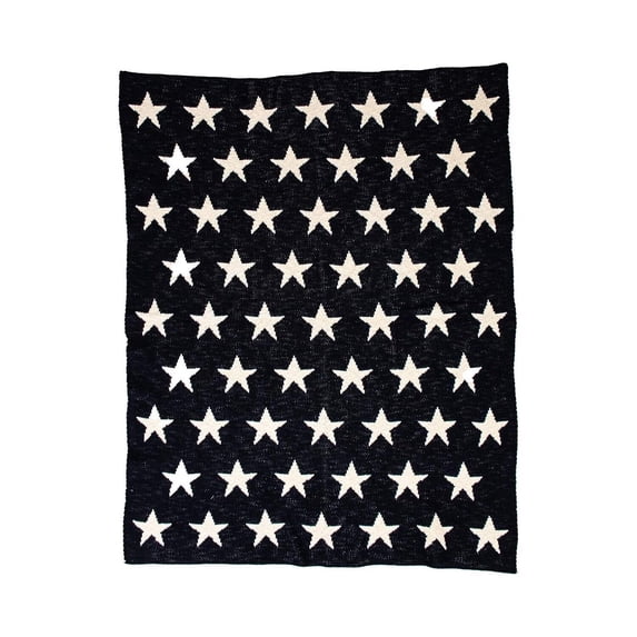 Artisanal Abode Transitional Knitted 32" X 40" Throw Blanket, Small Throws for Couches, Cozy Knitted Blanket for Living Room Sofas, Giraffe Pattern