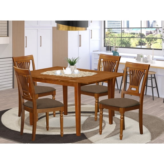 Kitchen Table Set - Dining Table & Chairs - Modern Design - Compact Size - HomeStock Furniture