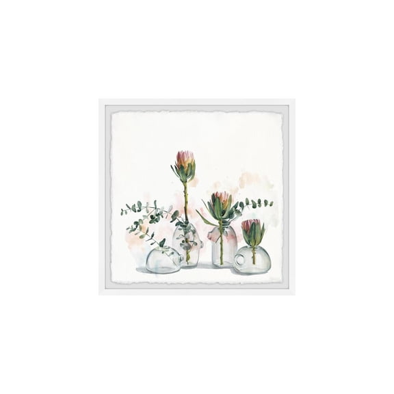HomeStock Artisanal Attic All Is Clear Framed Painting Print, 24" x 24", Contemporary Wall Decor: Abstract, Digital Art Prints, and Modern Styles for Your Home
