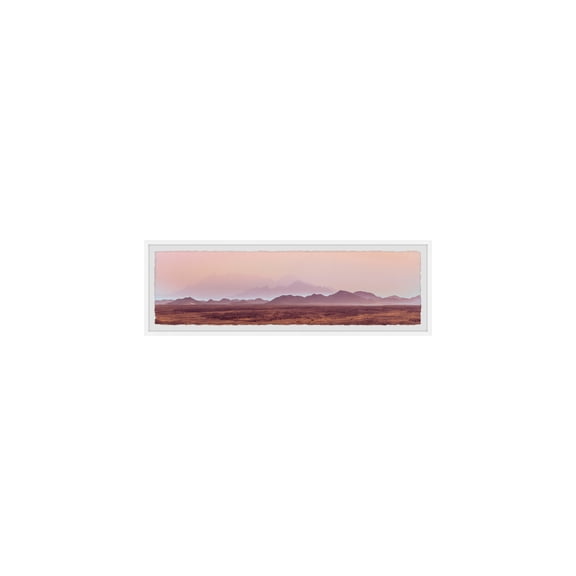 HomeStock Artisanal Attic Desert Horizon Framed Painting Print, Wall Art, Canvas Print, Framed Prints, Wall Hanging Prints for Living Room - Rectangular Shaped