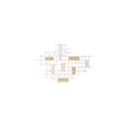 thumbnail image 1 of Geometric Wall Decor - Modern Grid Patterned Art - White & Gold Accent Wall Hanging - 31.5" x 23.5", 1 of 6
