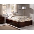 thumbnail image 1 of Artisanal Abode Platform Bed With Flat Panel Footboard And Turbo Charge, Includes Two Underbed Drawers For Stylish Storage Solutions, 1 of 6