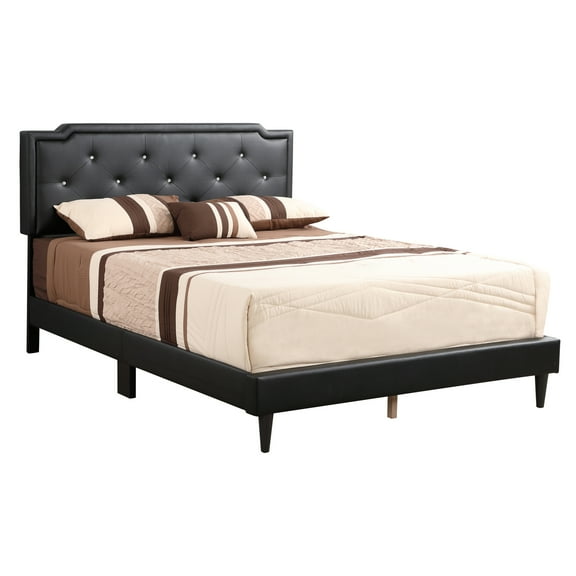 HomeStock Asian Allure Bed - BLACK