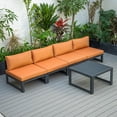 thumbnail image 1 of Patio Furniture Set Outdoor Seating 5 Piece Aluminum Chairs & Coffee Table, 1 of 5