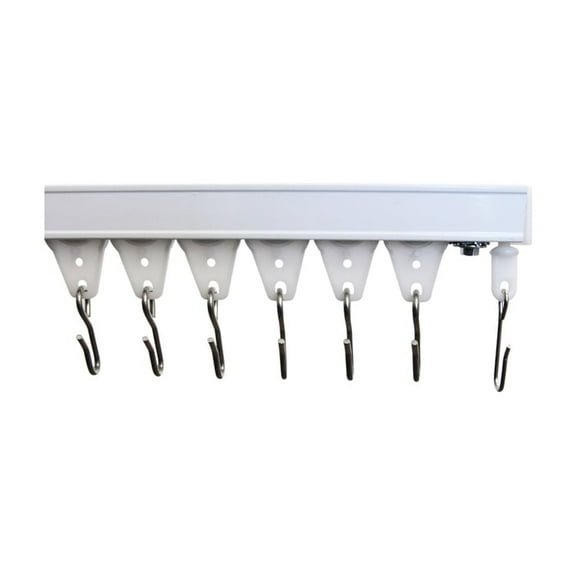 Room Divider Track Kit - 34ft Sliding Divider System for Home Office - Easy Install, Versatile Configurations