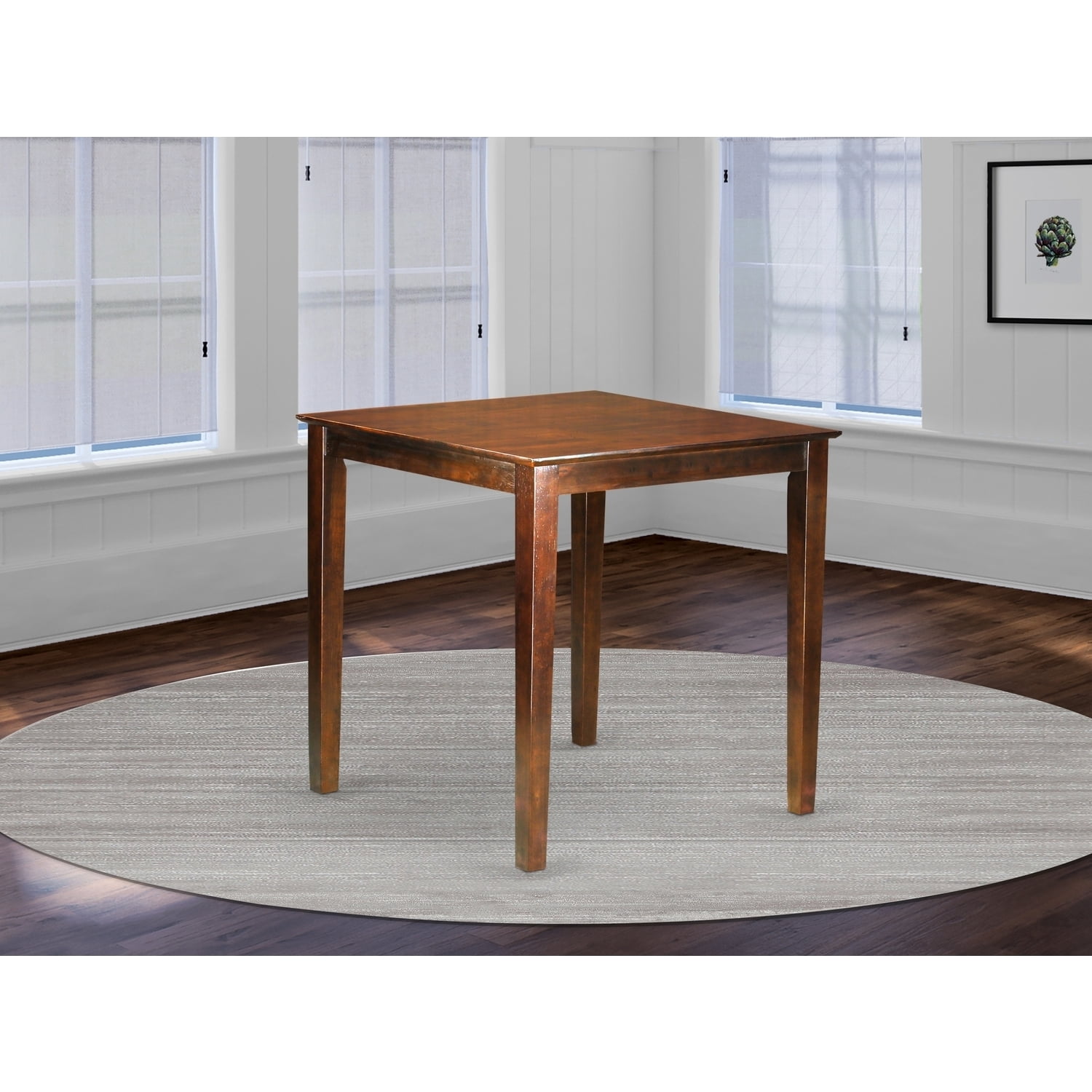Homestock Baroque Beauty Square Pub And Counter Height Table In ...
