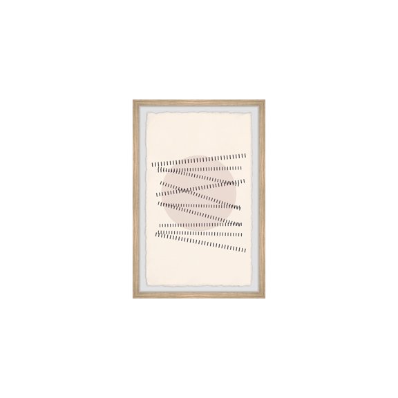 HomeStock Baroque Beauty Railroad Tracks Meet Framed Painting Print, Wall Art, Canvas Print, Framed Prints, Wall Hanging Prints for Living Room - 16"L x 1.5"D x 24"H