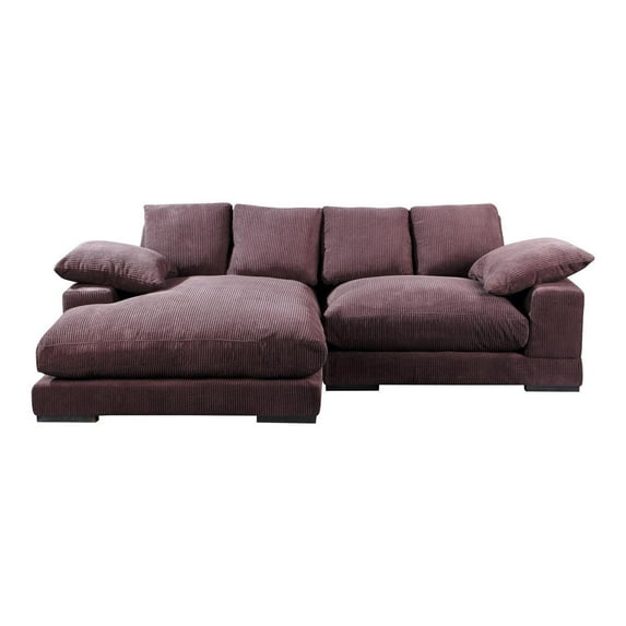 HomeStock Baroque Beauty Sectional Dark Brown , Modern Sectional Sofas, Sectional Sofas, Leather Sectional Sofas, Fabric Sectional Sofas, L-Shaped Sectional Sofas