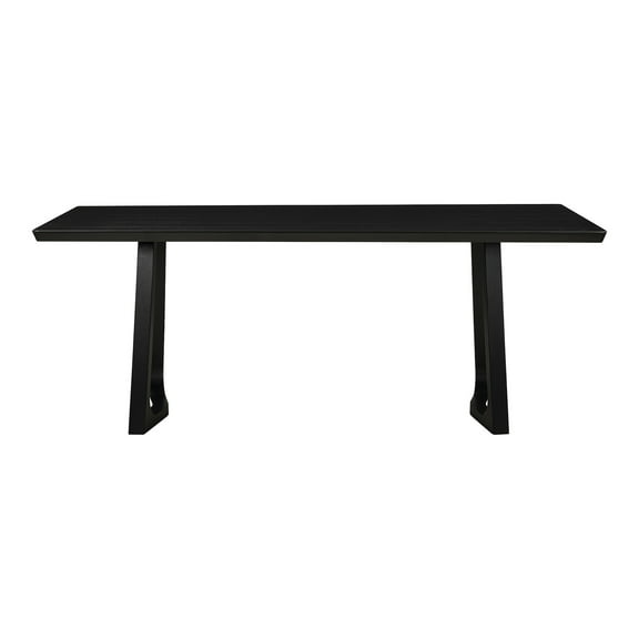 HomeStock Baroque Bliss Dining Table Black Ash , Modern Dining Table, Wooden Dining Table, Glass Dining Table, Extendable Dining Table, Round Dining Table, Rectangular Dining Table